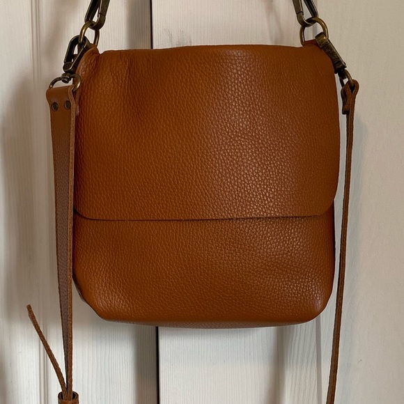 Genuine italian leather crossbody messenger - Picture 4 of 15